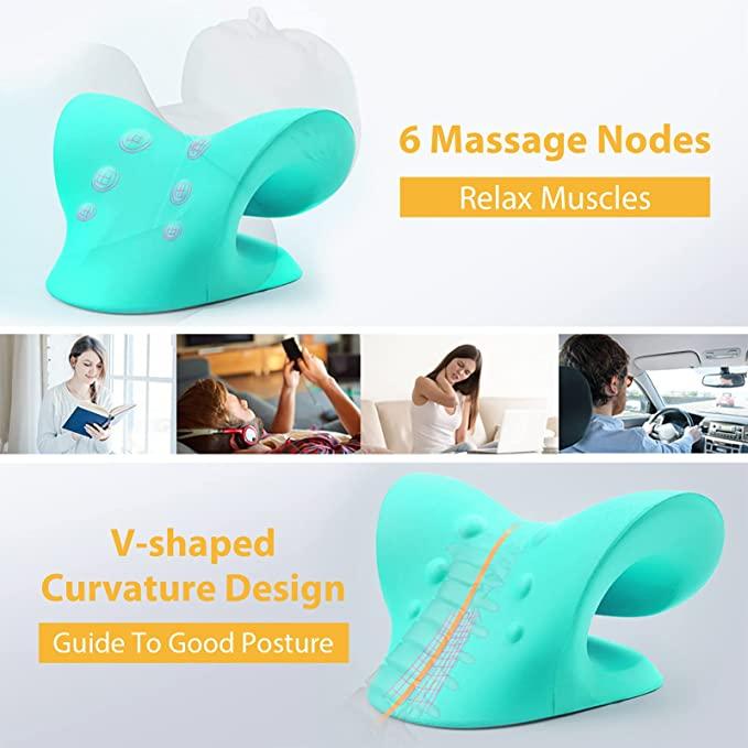 Neck Stretcher-Nek Cloud Cervical Traction Device, Neck Pain Relief,  Neck Flexi, Neck Pain Relief