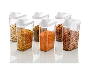 Container - 750 ml Easy Flow Storage Containers - Pack of 6