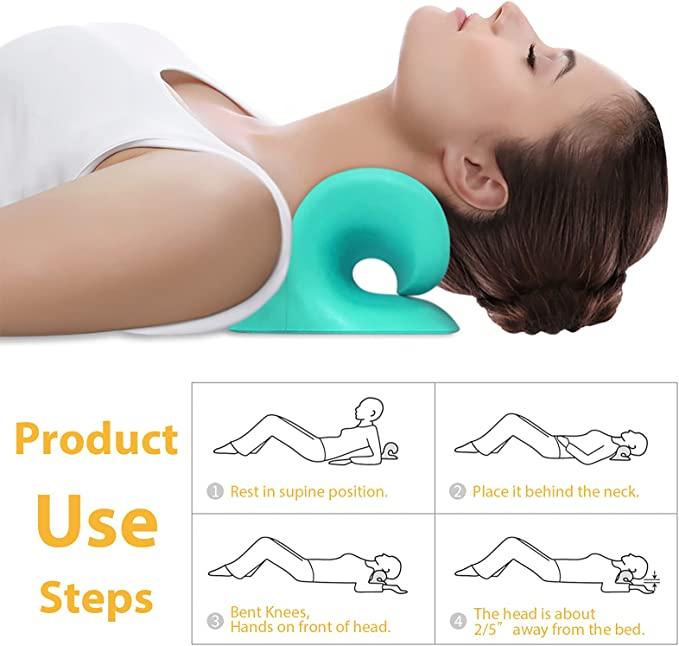 Neck Stretcher-Nek Cloud Cervical Traction Device, Neck Pain Relief,  Neck Flexi, Neck Pain Relief