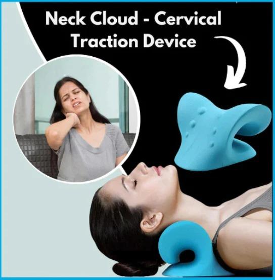 Neck Stretcher-Nek Cloud Cervical Traction Device, Neck Pain Relief,  Neck Flexi, Neck Pain Relief